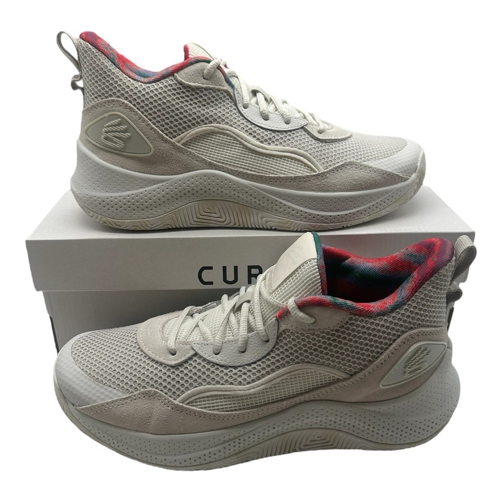 Under Armour Curry 3Z 24 SDE Basketball Shoes Men 10.5 White Sneaker 3028191-114